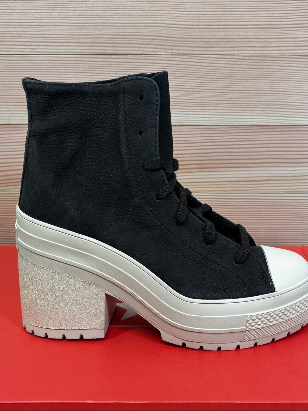 CONVERSE Chuck 70 De Luxe Heel A11542C Boots Coffee Brown - Picture 2 of 7